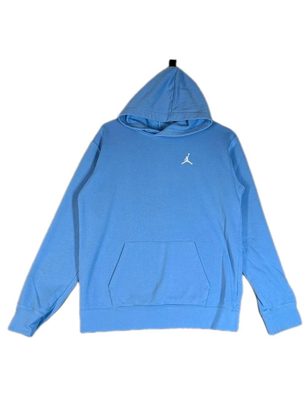 Nike Air Jordan Youth XL Blue Hoodie Sweatshirt Pullover Logo Streetwear